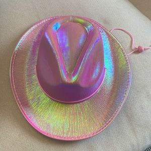 Pink cowgirl hat